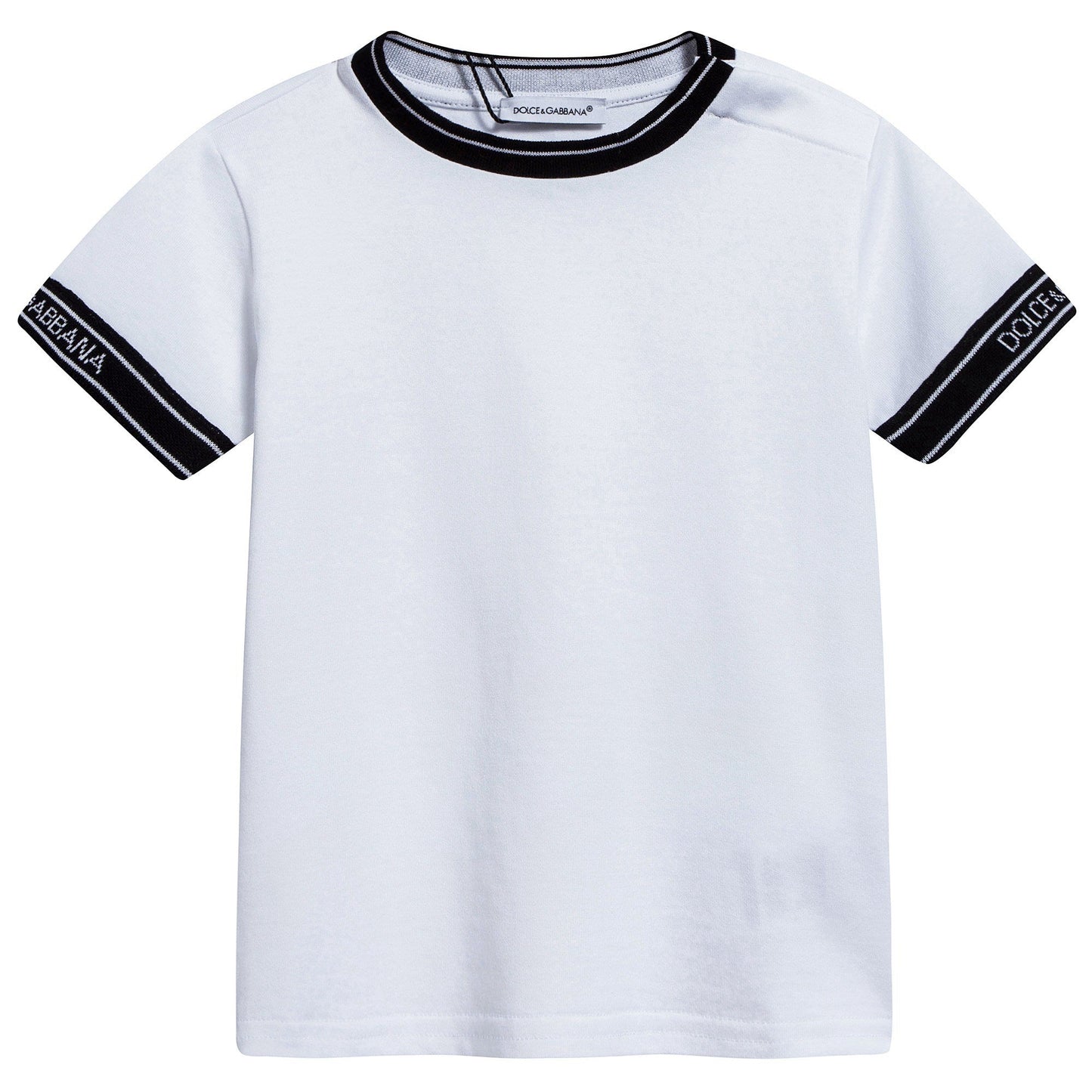 Baby White Cotton T-shirt