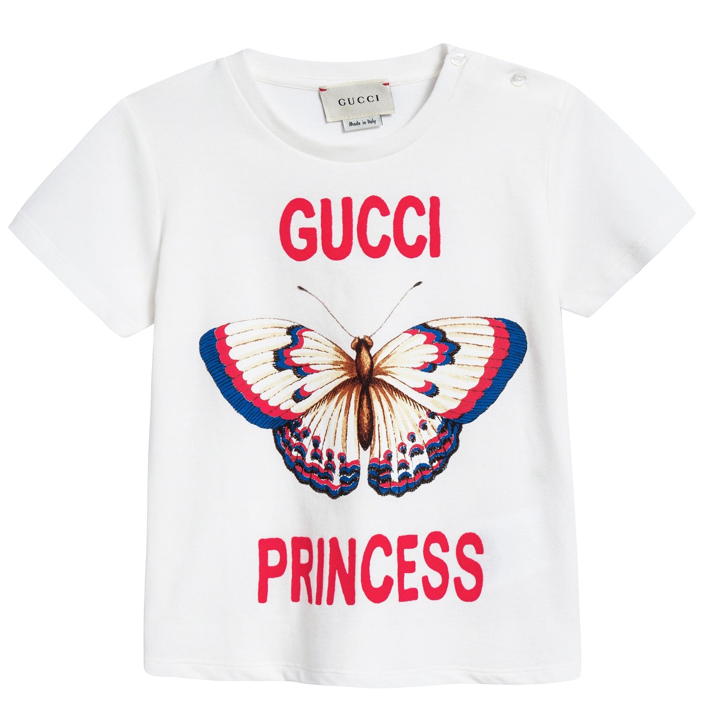 Baby Girls White Princess T-shirt