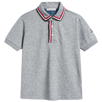 Boys Grey Polo Shirt