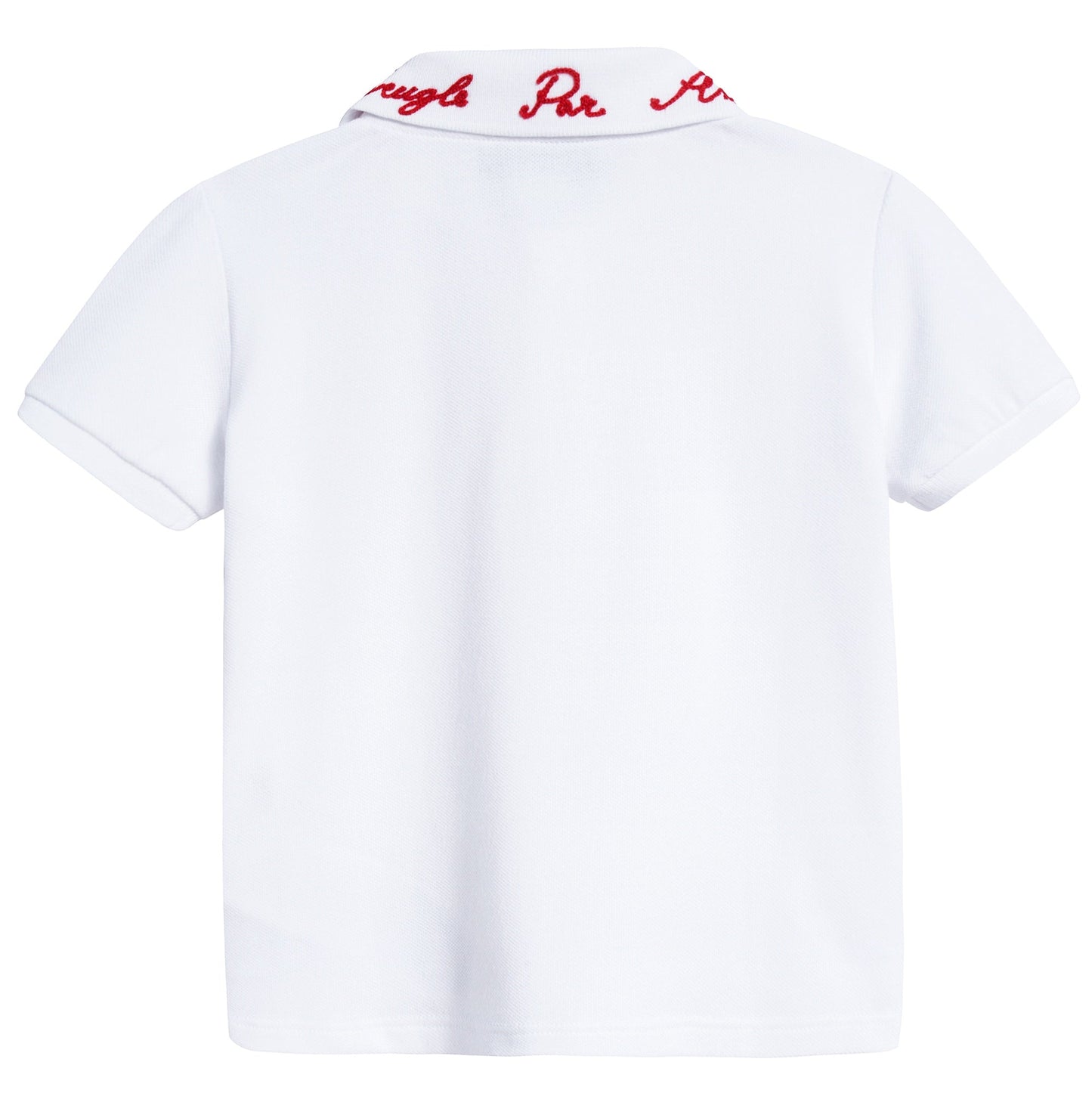 Baby Boys Optical White Polo Shirt