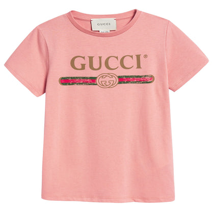 Girls Pink Logo T-shirt