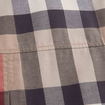 Baby Girls Beige New Classic Check Cotton Dress