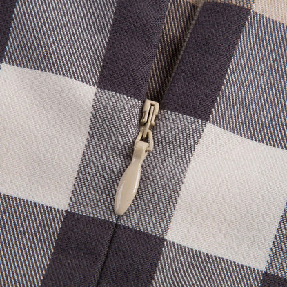 Baby Girls Beige New Classic Check Cotton Dress