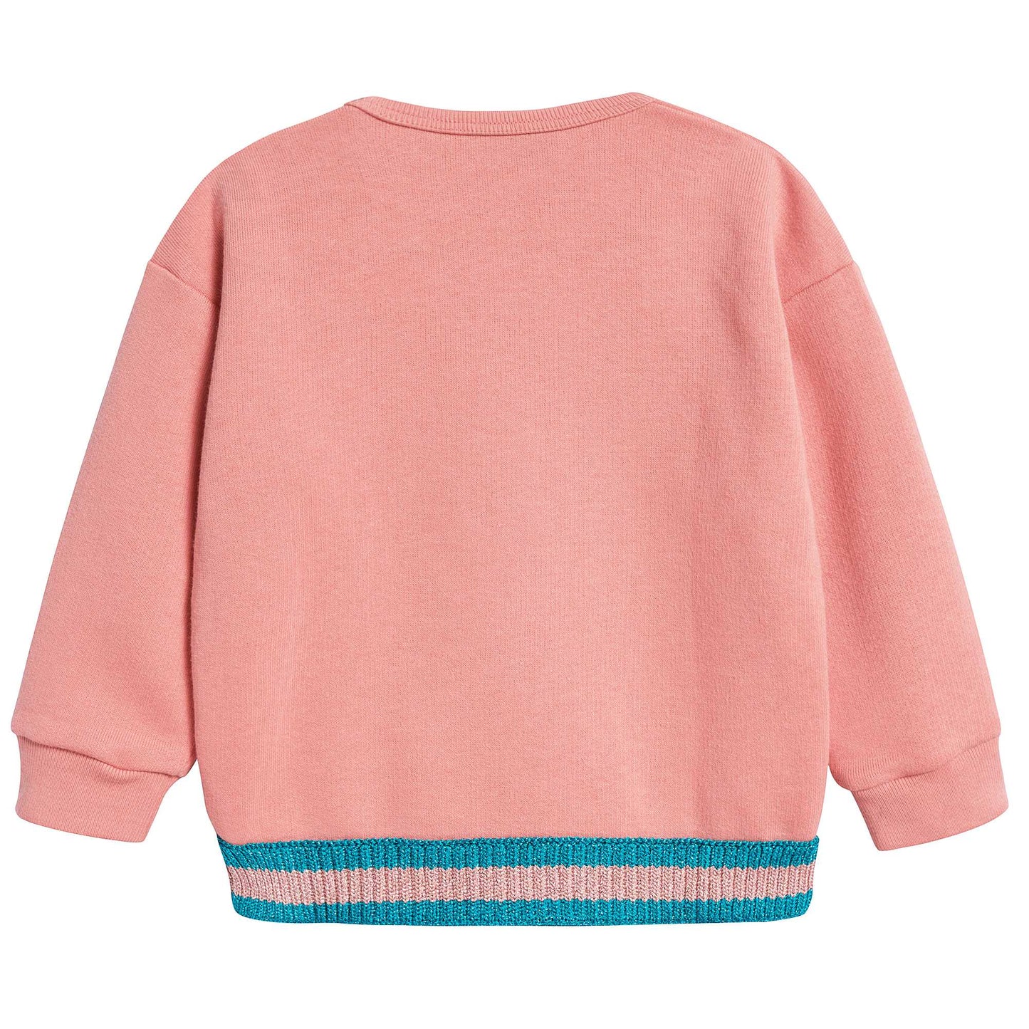 Baby Girls Rosa Antico Cat Sweatshirt