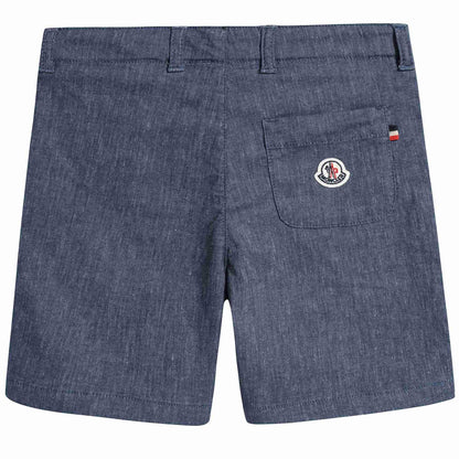 Girls Blue Denim Shorts