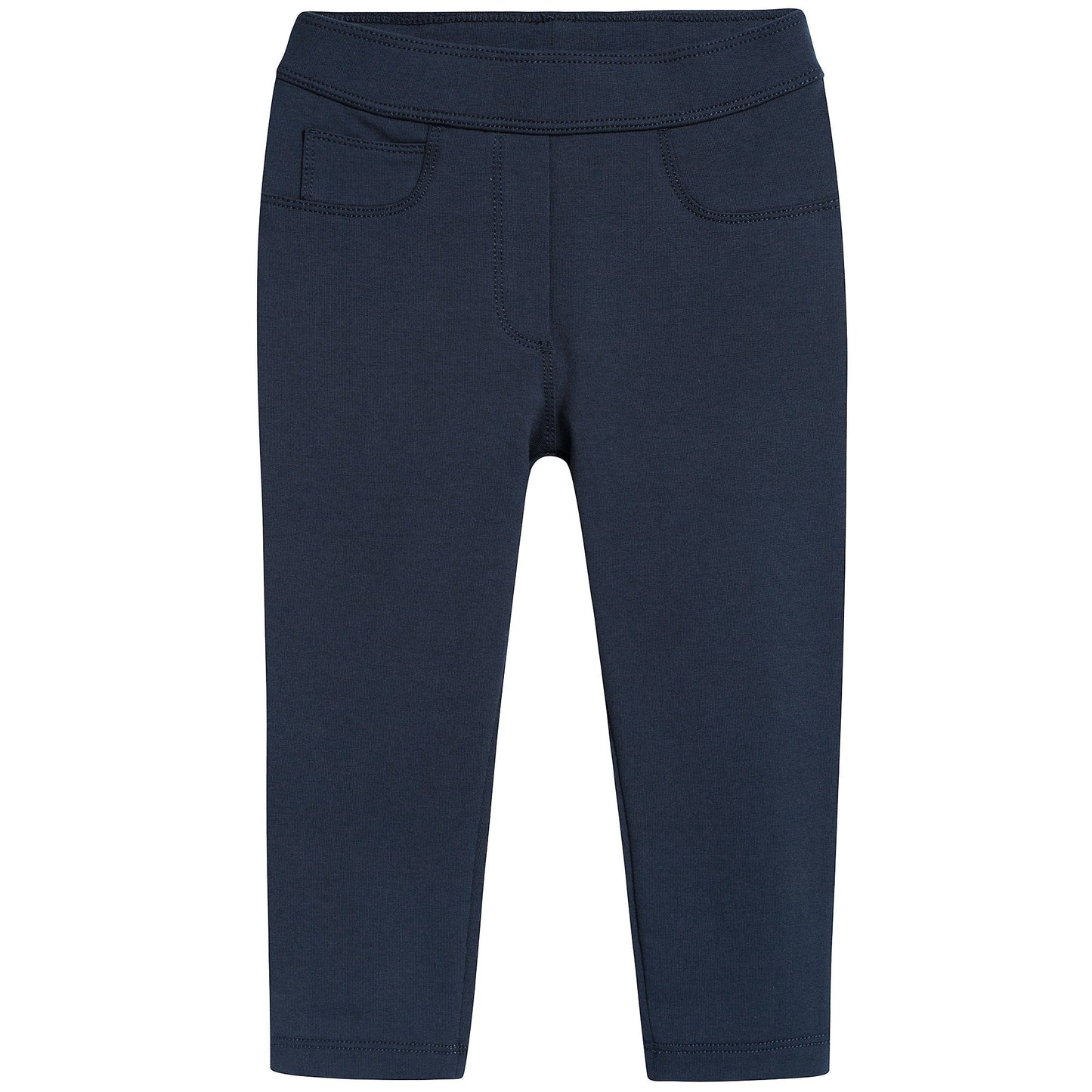 Baby Girls Navy Blue Leggings