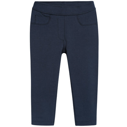 Baby Girls Navy Blue Leggings
