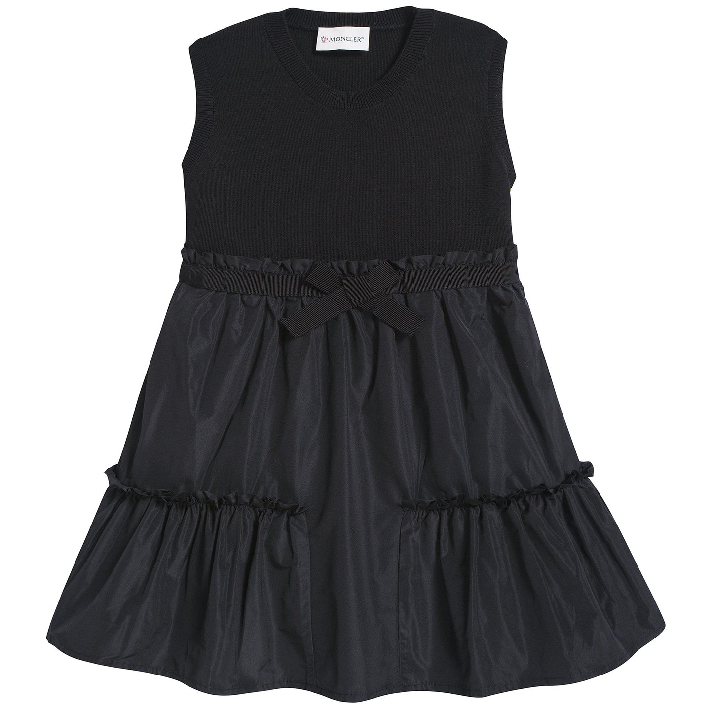 Girls Black Logo Dress