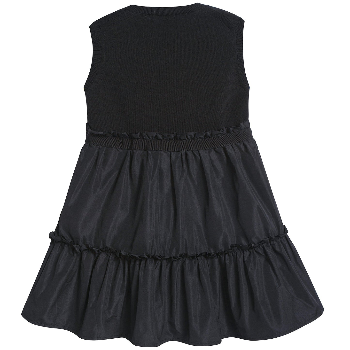Girls Black Logo Dress