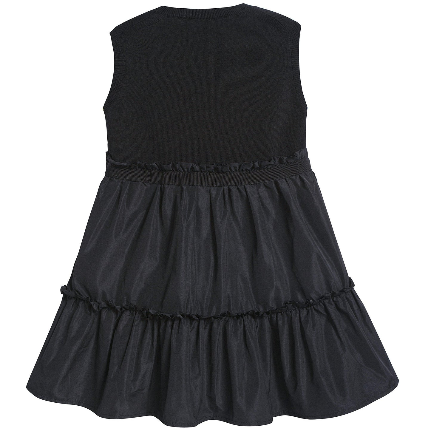 Girls Black Logo Dress