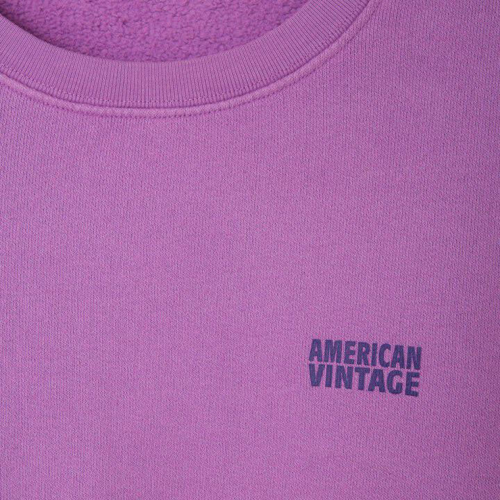 女士紫色棉卫衣