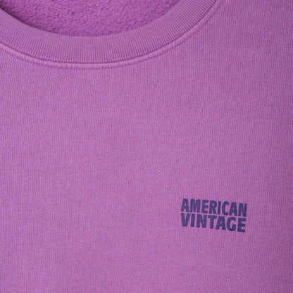 女士紫色棉卫衣