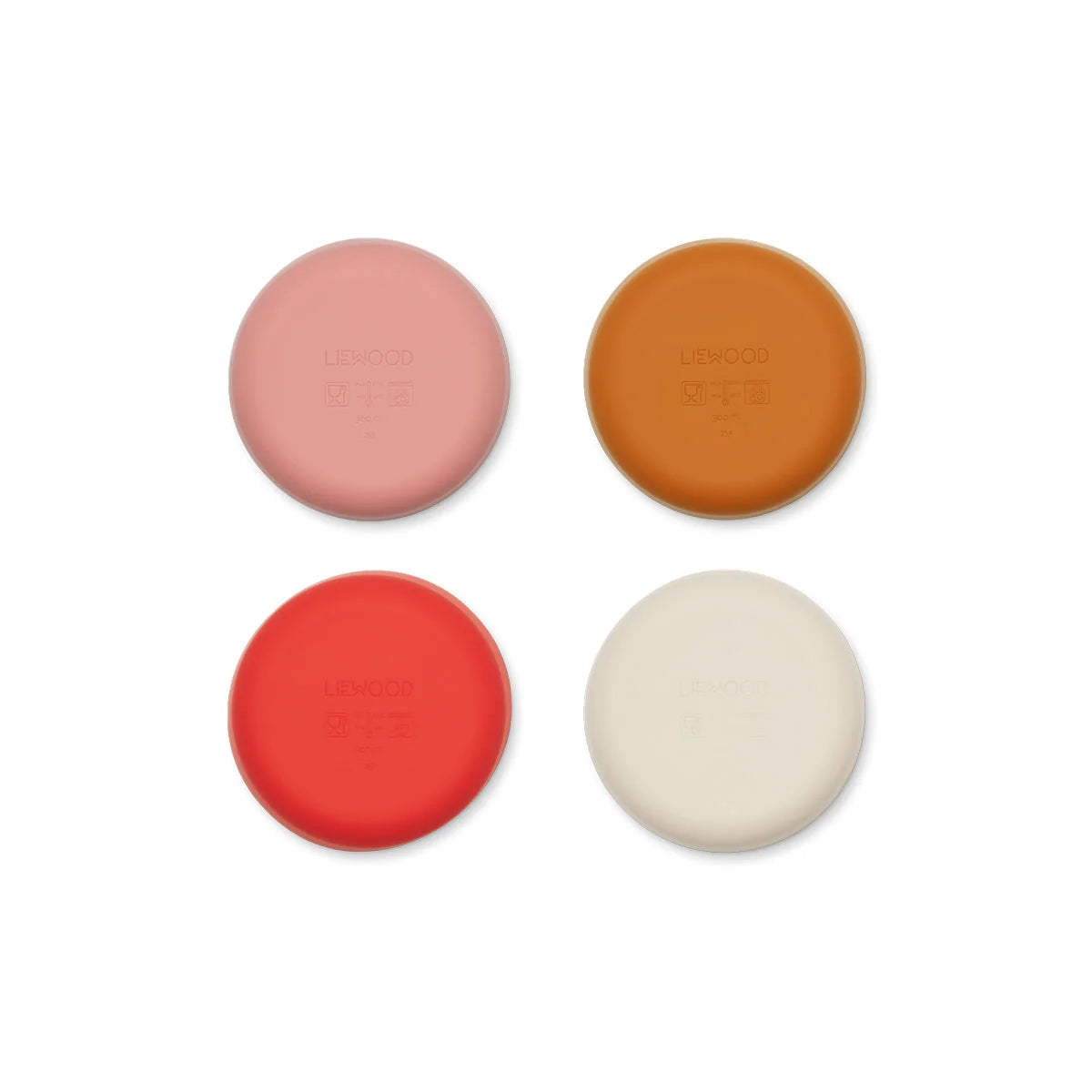 彩色硅胶碗(4件)