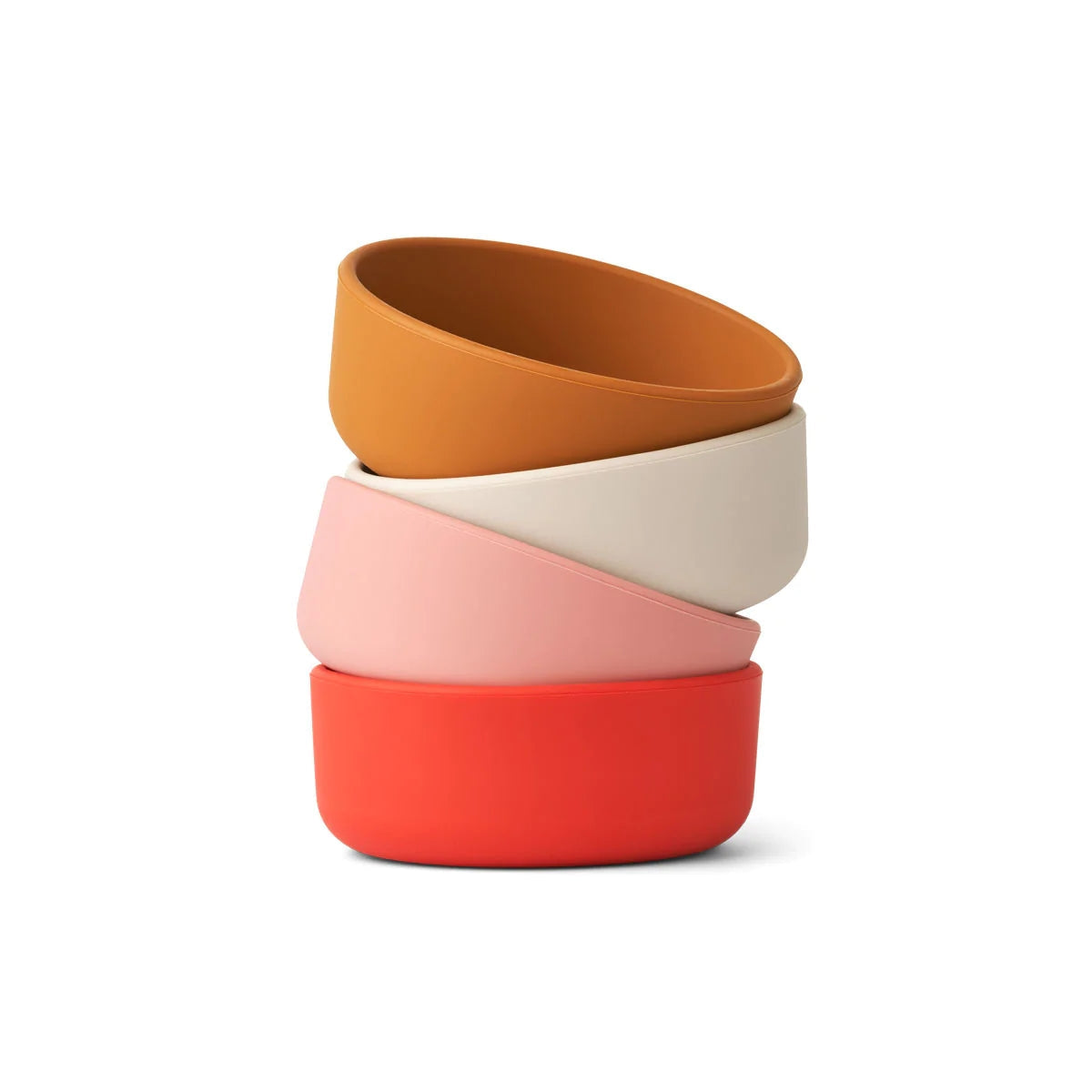 彩色硅胶碗(4件)