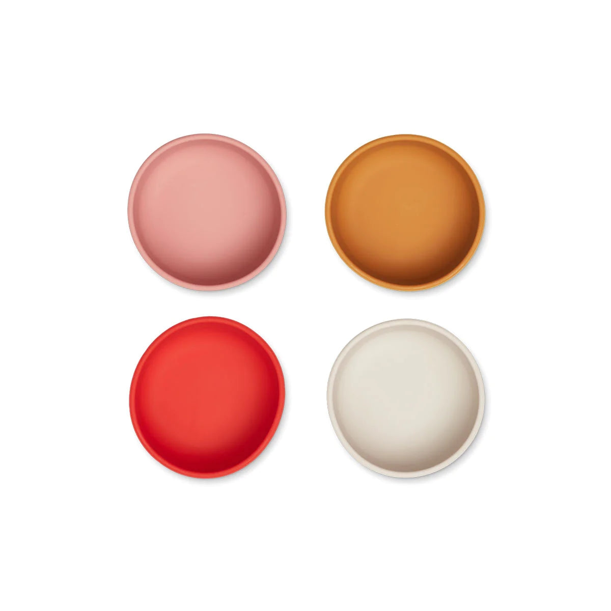 彩色硅胶碗(4件)