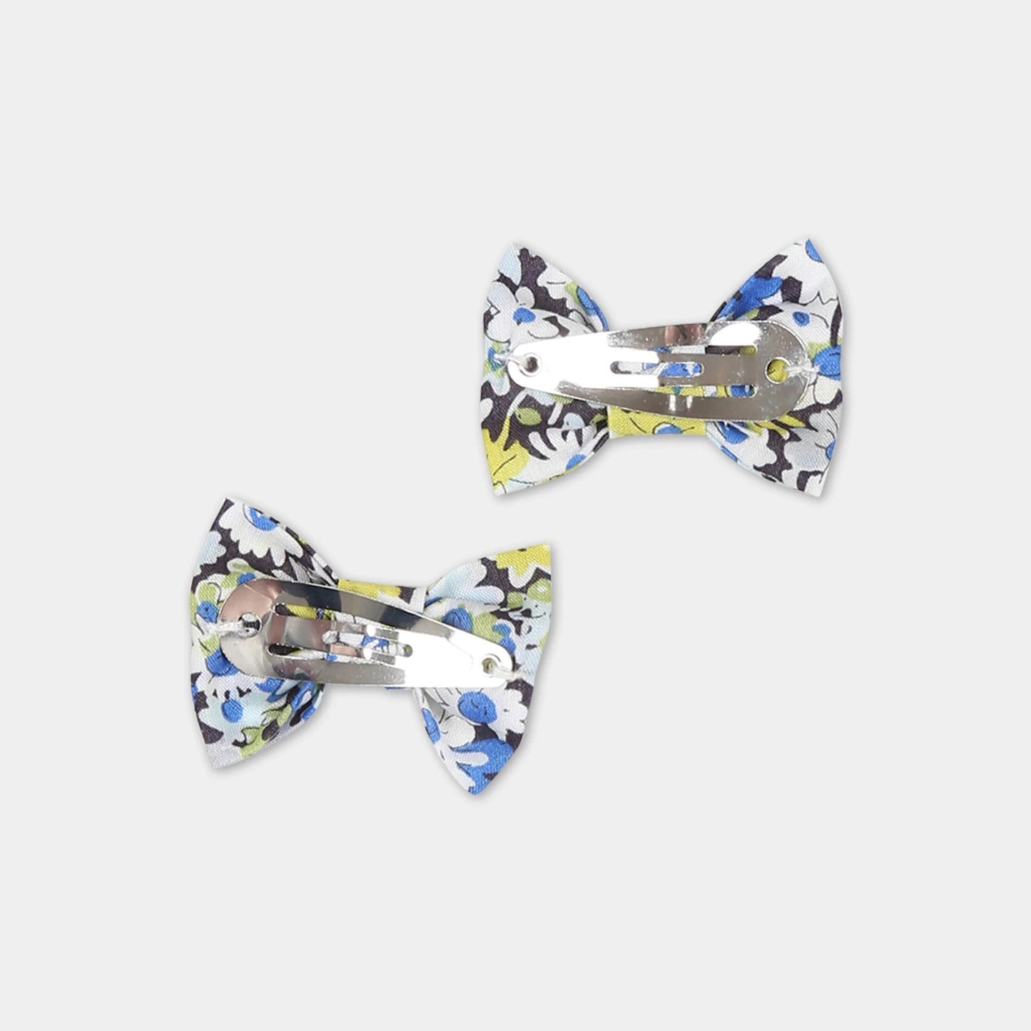 女童蓝色碎花发夹