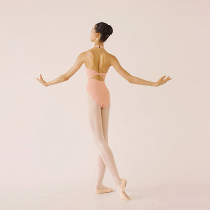 女童桃粉色芭蕾舞连体衣(Ivy Leotard Peacock Peach Pink/Peacock Peach Pink)