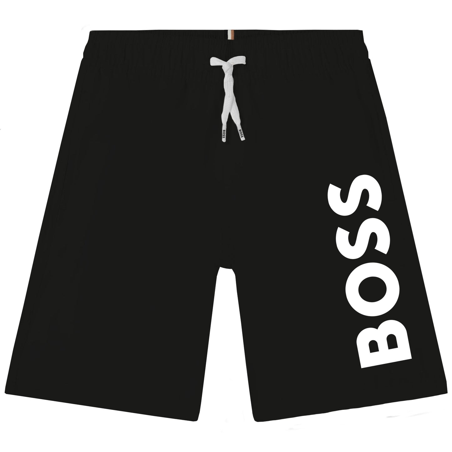 男童黑色Logo泳裤