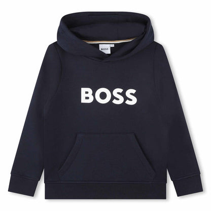 男童深蓝色Logo棉卫衣