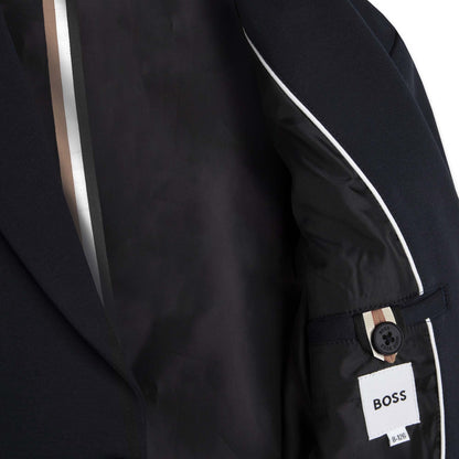 男童蓝色西服套装