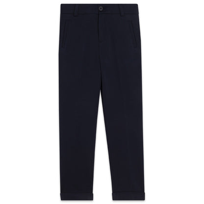 男童蓝色西服套装