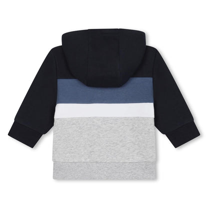 男婴灰色拉链上衣