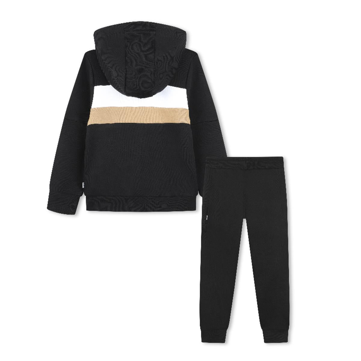 男婴黑色棉套装