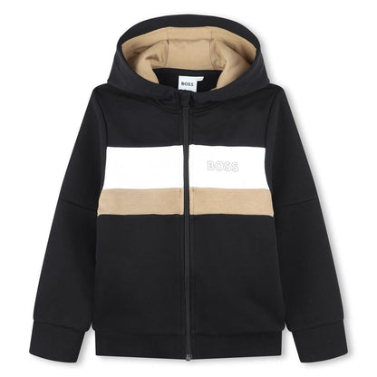 男婴黑色棉套装