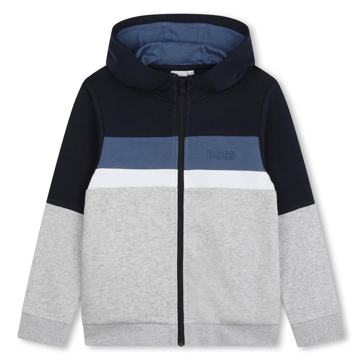 男童灰色棉套装