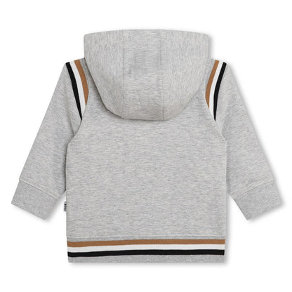 男婴灰色棉套装