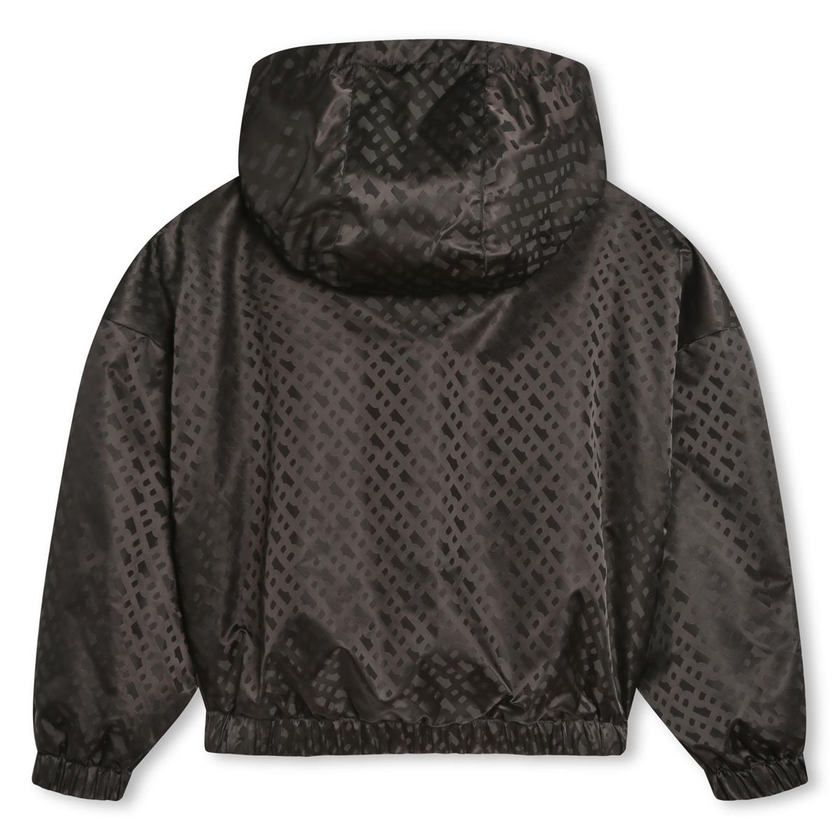 男童黑色拉链夹克