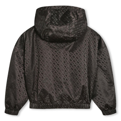 男童黑色拉链夹克