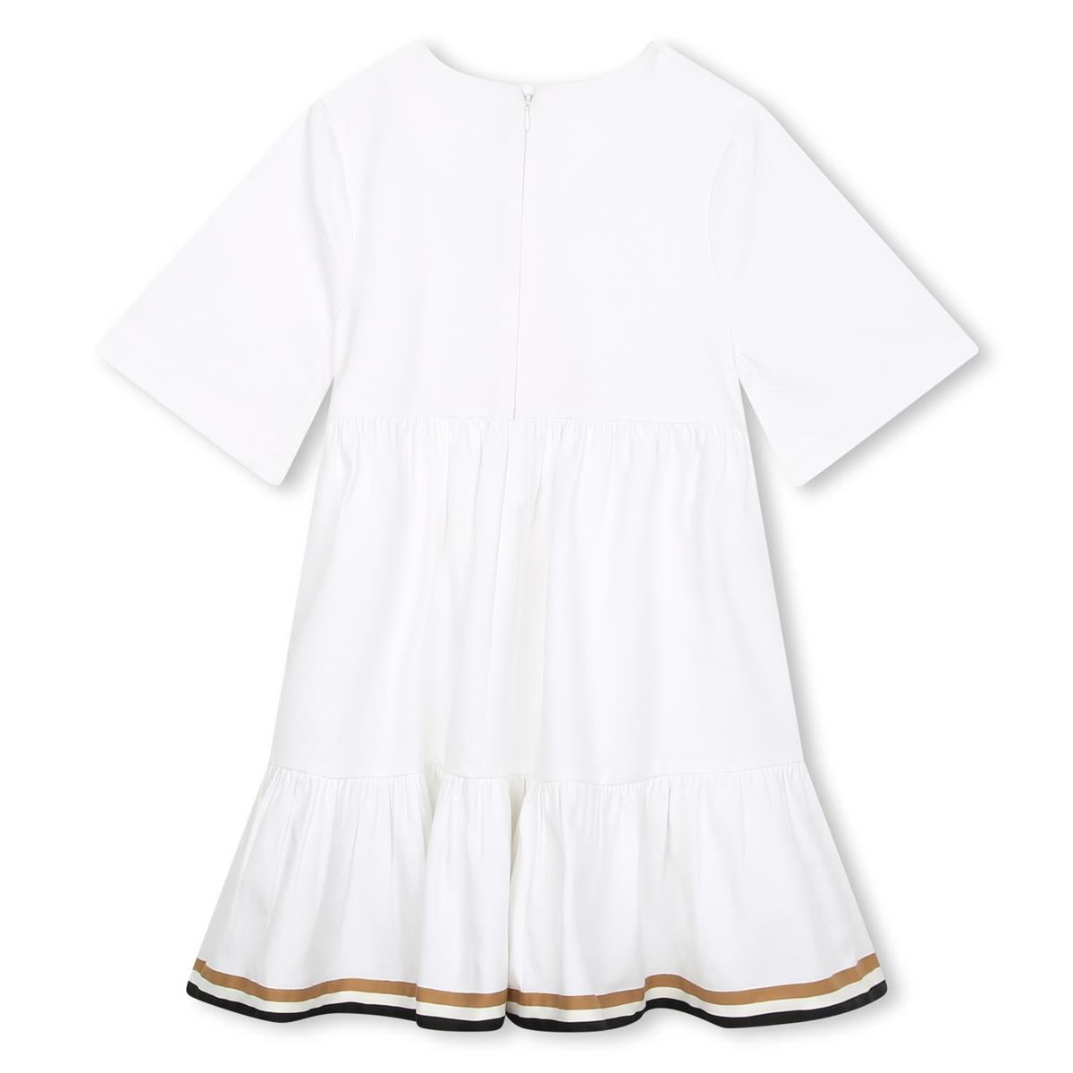 女童白色连衣裙