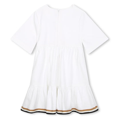 女童白色连衣裙