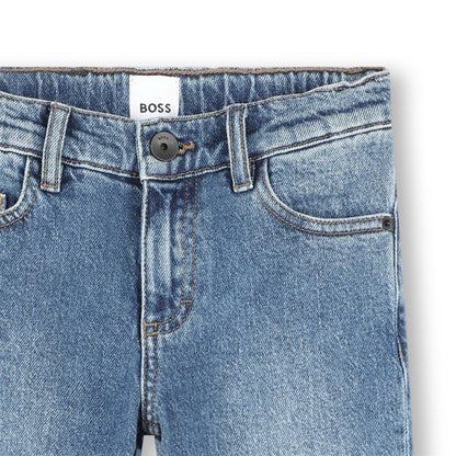 男童蓝色牛仔裤