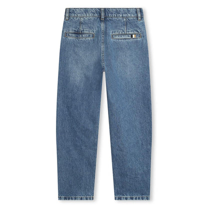 男童蓝色牛仔裤