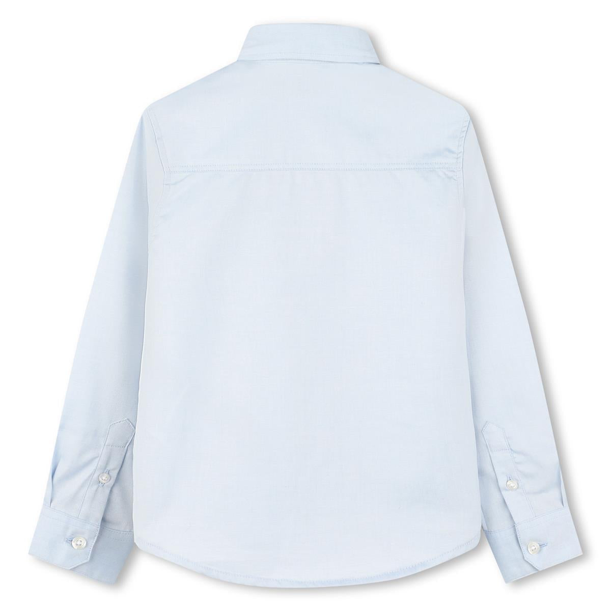 男童浅蓝色棉衬衫