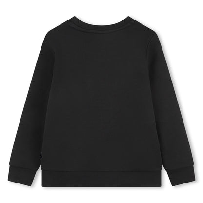 男童黑色棉卫衣