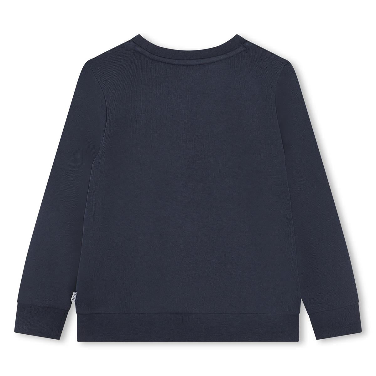 男童藏青色棉卫衣