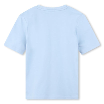 男童浅蓝色棉T恤