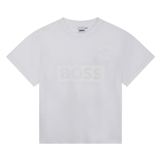 男童白色T恤