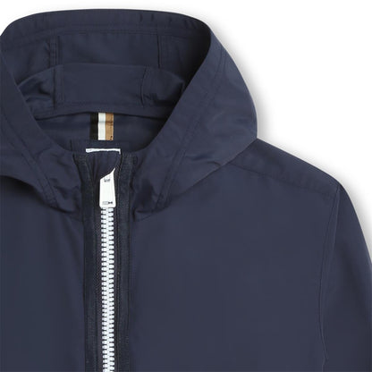 男童藏青色拉链夹克