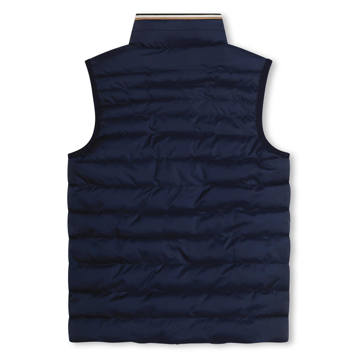 男童绿色双面棉马甲