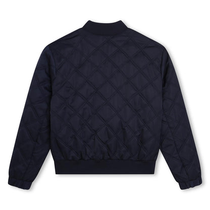 男童藏青色拉链夹克