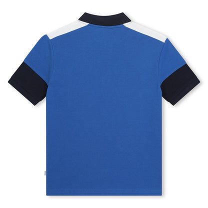 男童蓝色棉套装