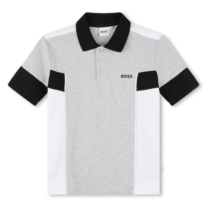 男童灰色棉套装