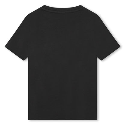 男童黑色棉T恤