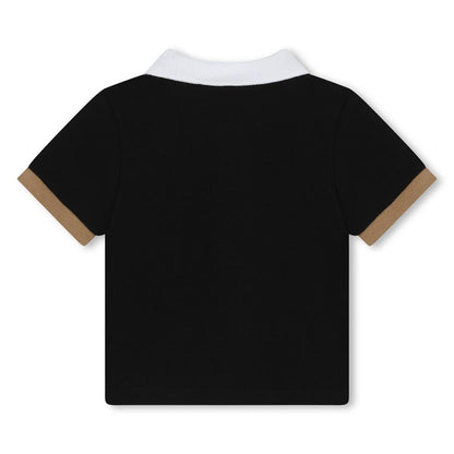 男婴黑色棉套装