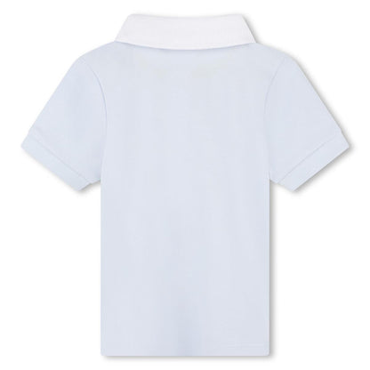 男婴浅蓝色棉套装