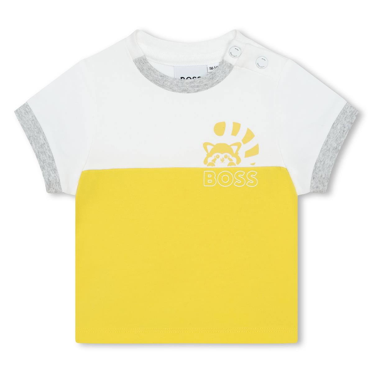 男婴黄色棉套装